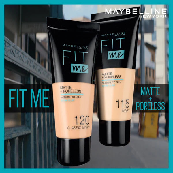 Maybelline Fit Me Matte + Poreless Liquid Foundation